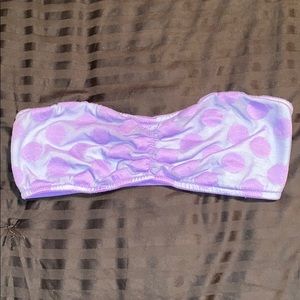 Purple and Blue Polka Dot Bralette